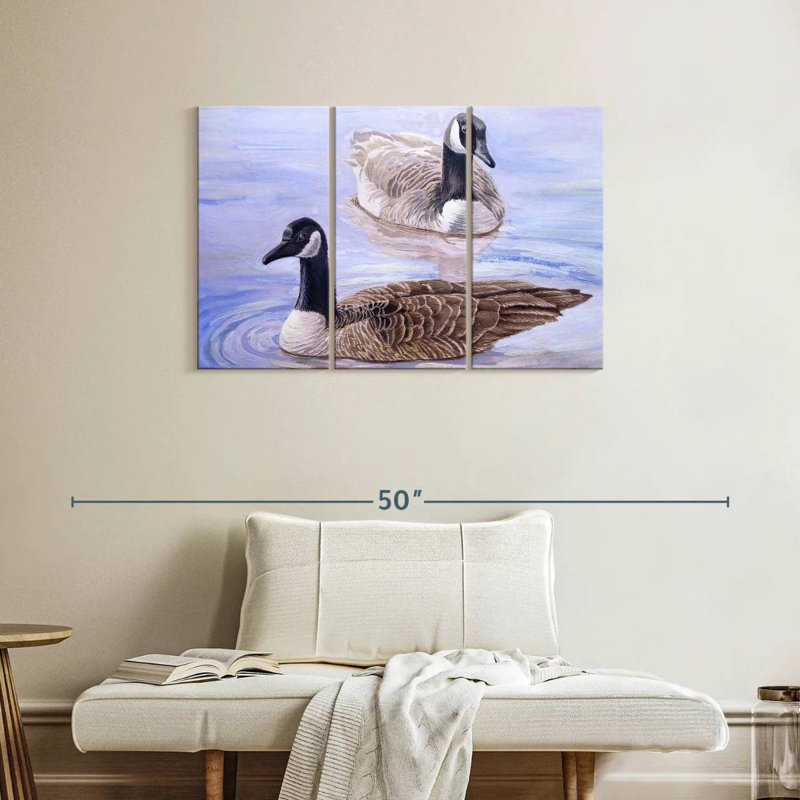 Geese, 24" H x 38" W
