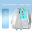 Sac à dos de transport transparent extensible à bulles pour chat et petit chiot avec ventilateur, grand modèle, rose-1632727551