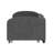 Dark Gray Twin Size Daybed With Velvet Upholstery And Storage Function Modern Upholstered Practical Compartment -