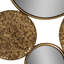 Nikolas Decorative Metal Disc Sculpture Wall Art Hanging for Living Room and Home Decor - Artistic Hammered Wall Accent for Entryway and Kitchen Styling