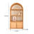 Handmade Rattan Display Cabinet Bookcase