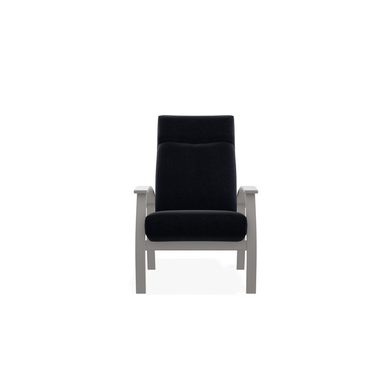Belle Isle Outdoor Lounge Chair, Warm Gray, Spectrum Indigo Sunbrella®