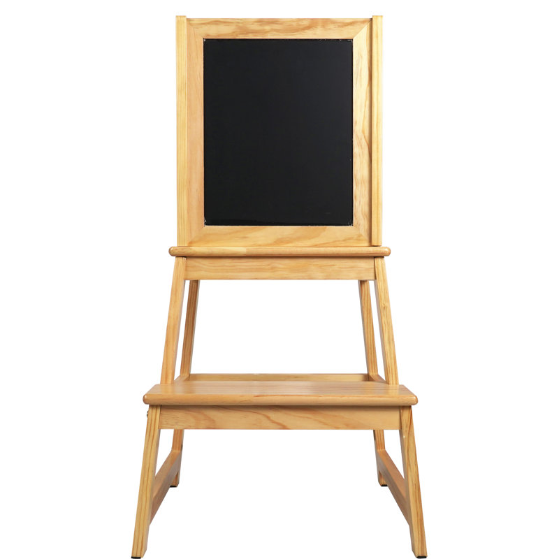 Solid + Manufactured Wood Accent Stool