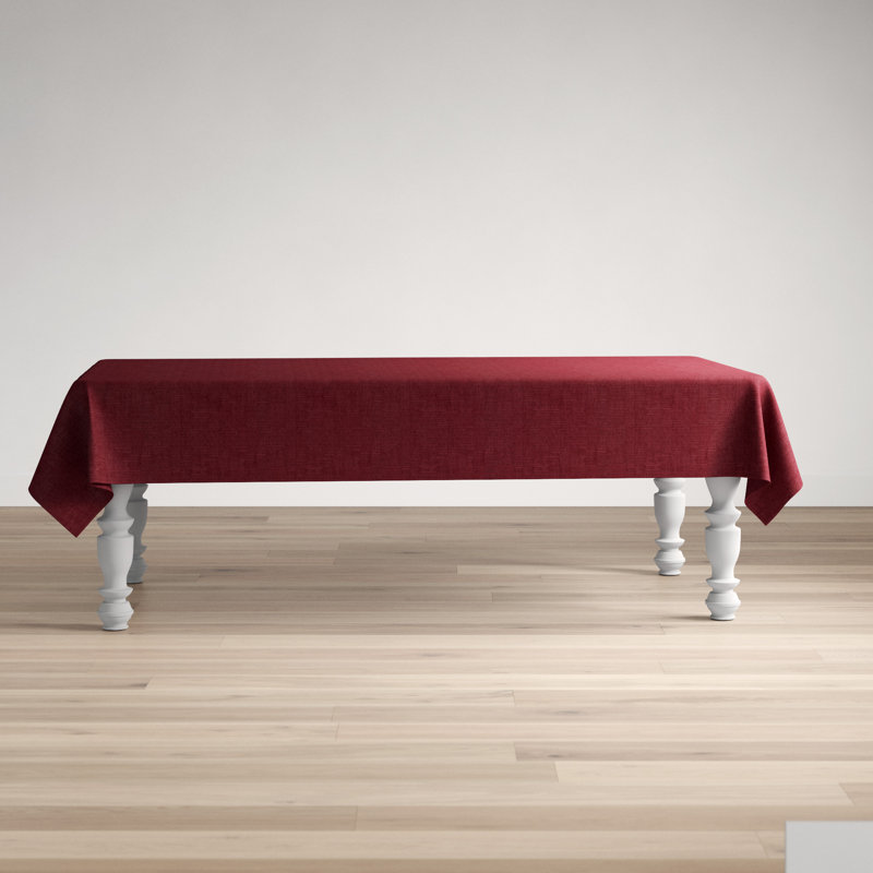 Tablecloth, 85cm W Round, Burgundy