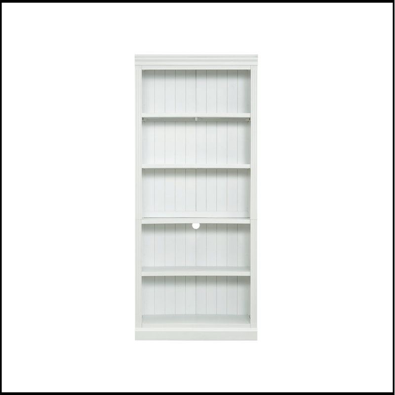 Bibliothèque de 83,4 pouces de hauteur avec 5 tablettes réglables pour livres, CD et décor, parfaite pour le rangement à la maison et au bureau