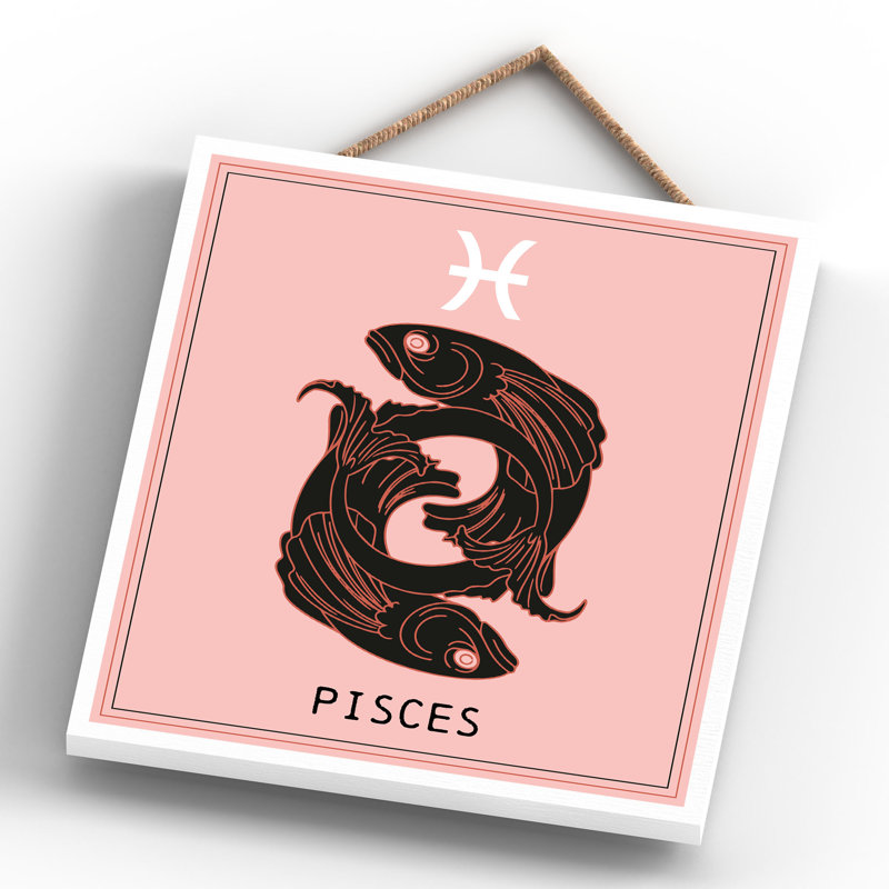 Kana Zodiac Wall Decor on Solid Wood