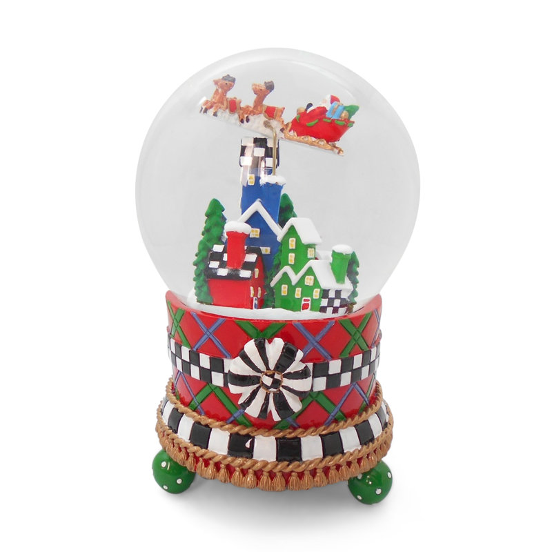 Tartan Village Snow Globe