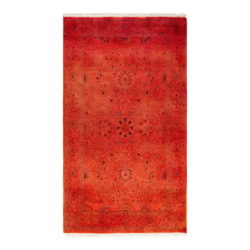 Dametrice One-of-a-Kind 3' 2" X 5' 5" Hand Knotted Area Rug