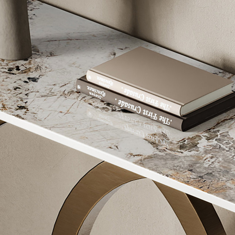Console de luxe de style italien, H 33,5 po x l 39,4 po x P 13,8 po
