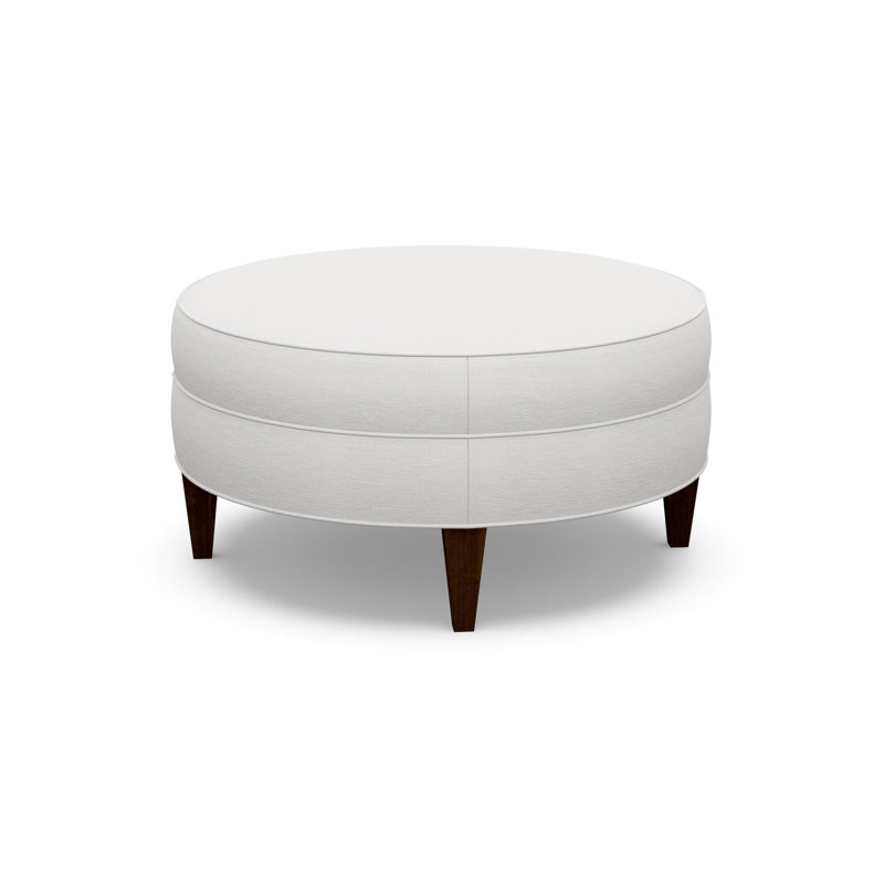Round Ottoman, 9637-49, Walnut