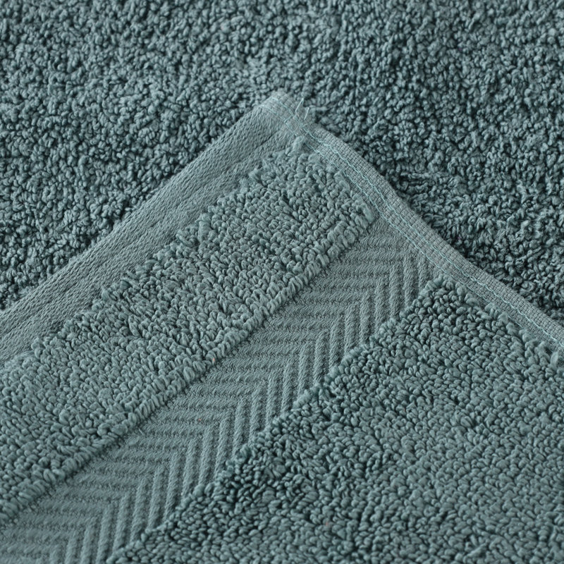 Ensemble de serviettes 100% coton ultra doux 6 pièces Hamachi, Jade, 6 Piece Towel Set