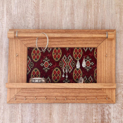 Wood Wall Mounted Jewelry Box +