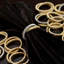 Gold Deco Twist Rings - Set/4-1628264864