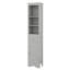 Armoire de salle de bain 66,9 po de hauteur, armoire de rangement autoportante avec tiroir, panneau de fibres à densité moyenne, tablette réglable-1021840101
