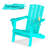 HDPE Folding Adirondack Chair With Cup Holder-454785615