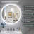 Bathroom Round LED Mirror with Backlit, Anti Fog Lighted Vanity Mirror with Stepless Dimmable, ETL Listed, IP54 Waterproof, CRI90+, HD Tempered Glass-1070798980