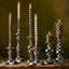 Courtly Check Medium Enamel Candlestick