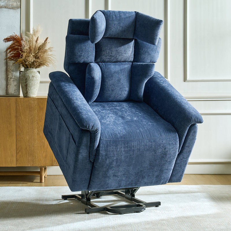 Fauteuil inclinable chauffant Duhaime, Marine