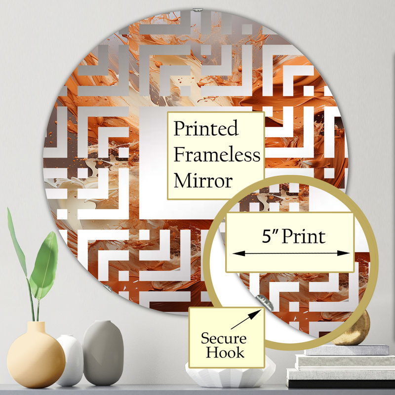 Circle Mirror, 23.6" x 23.6"