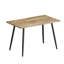 Table de salle à manger rectangulaire moderne avec pieds en métal-597380723