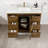 Ilsa 42"W X 18"D Bathroom Vanity With White Carrara Quartz Countertop And Undermount Porcelain Sink-2023305617