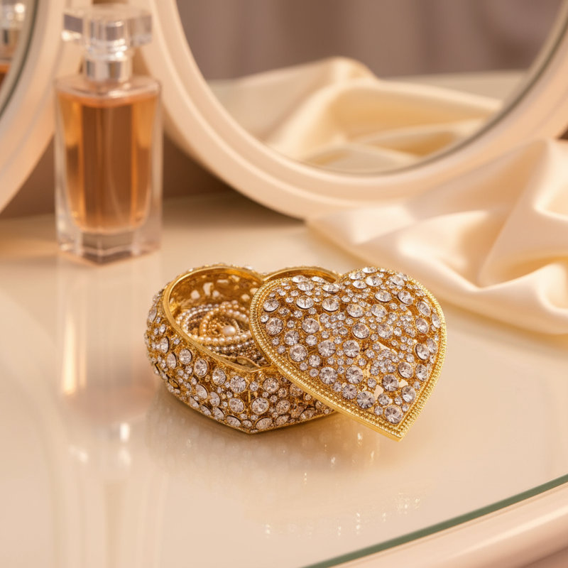 Princess Decorative Box, Gold