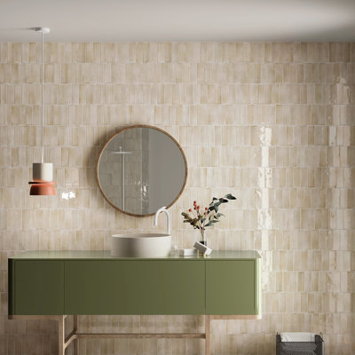 Coco Living 2 in. x 6 in. Porcelain Zellige Wall and Floor Tile (Gloss)
