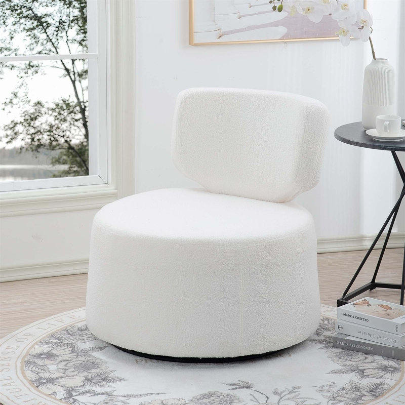 Chaise pivotante confortable et polyvalente pour la détente et la productivité