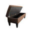 Banc de rangement rembourré Juliana-1516056288