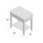 Table de bout à 4 pieds avec rangement Burrell-15807969