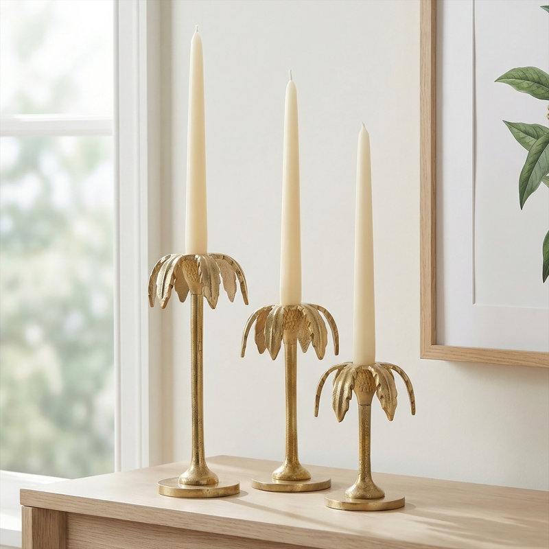 Pippin 9.9'' H Aluminum Tabletop Candlestick