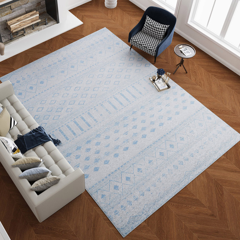 Tapis marocain lavable, Rectangle 6 pi x 9 pi
