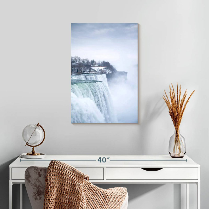 Alvord, Chutes du Niagara, hiver, H 24 po x l 16 po
