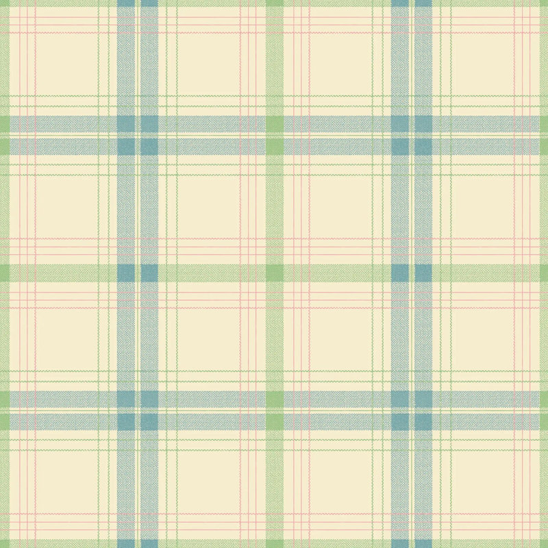 English Check, Greenhouse, Faux Grasscloth