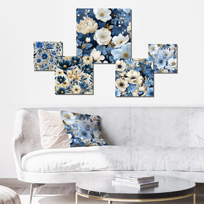 Doynton - Floral Wall Decor Set Of 5