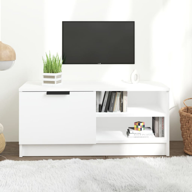 Meuble télé Ayria, Blanc