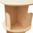 Rotating Bookshelf Display Floor Standing Bookcase Storage Rack