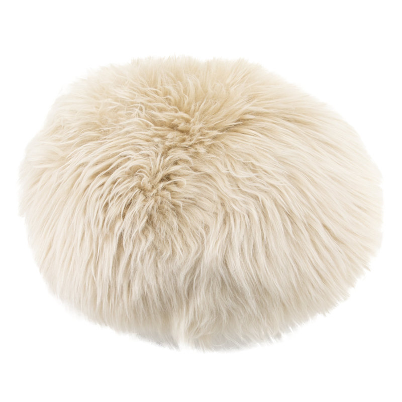 Fowkes Circular Floor Cushion Cover, Beige