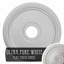 Médaillon de plafond Endurathane Diane, DE 18 po x P 3 5/8 po x P 1 1/8 po (convient aux auvents jusqu'à 5 3/8 po), fini blanc ultra pur peint à la main-73157101