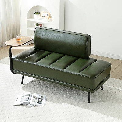 Banc rembourré avec table d'appoint Modern End of Bed
