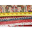 Tapis décoratif en laine de conception unique noué à la main new age kazak rouge/beige 2 pi 1 po x 3 pi 2 po Antiona