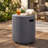 17x19.9 inch Tank Holder/Side Table, Gray