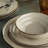 Elegant 18-Piece Dinner Set, Cinnamon Color, 100% Porcelain | Includes 6 Service Plates (9.8 x 9.8 x 0.8 in), 6 Dinner Plates (8.7 x 8.7 x 1.4 in), 6 Dessert Plates (7.9 x 7.9 x 0.8 in) | Dishwasher & Microwave Safe, Perfect for Stylish Dining