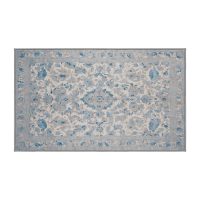 Machine Washable Gray Area Rug
