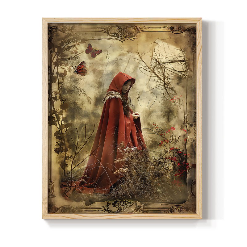 Reproduction encadrée WOMEN Series CCCCLXXV - bois massif, H 21 po x l 17 po