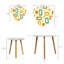 Ensemble de 2 tables basses gigognes Triangle