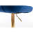 Of 2 Navy Bar Stools. Footrest & Base, Height Adjustable. Velvet + Golden Leg, Mechanical Lifting, Swivel, 23.22 In Package Depth Adjustable Base. Foam Filled