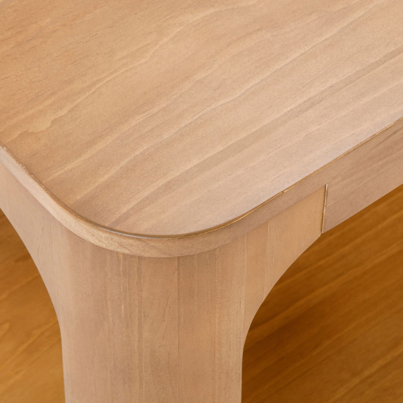 Zulai Solid Wood End Table, Pecan