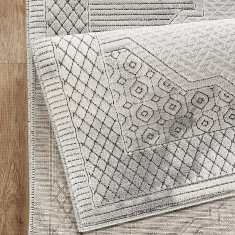 Gray 2 ft. 7 in. x 9 ft. 10 in. Area Rug