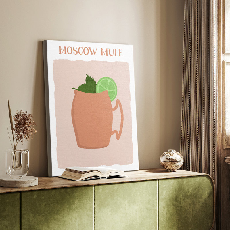 Moscow Mule - Cavas enveloppés de galerie, H 27 po x l 18 po